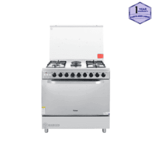 Haier 90cm 4 Burner, 2 Electric Plate Range HFS-904G2E130FGO