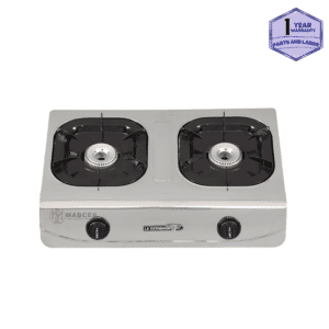 La Germania 65cm Double Burner Stainless Gas Stove G650X