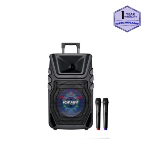 Konzert 8''200w Portable Trolley Speaker with USB/SD, FM RADIO, BT & Wireless Mic PA-8