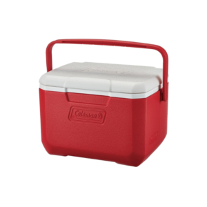Coleman 2000033010-RED 5 Quart Personal Cooler-Hinged Lid (4.7 L)