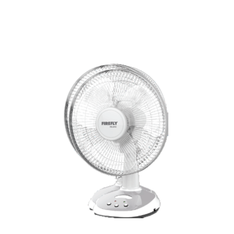 Firefly 12" Oscillating 3Speed Fan with LED Night Light and USB Mobile