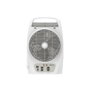 Firefly 8” Oscillating 2-Speed Fan with 18 LED Desk Lamp, Torch Light & USB Mobile Phone Charger FEL625