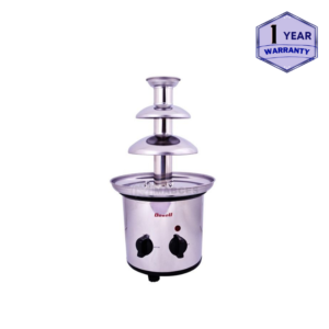 Dowell 3 Tier Chocolate Fountain Fondue Maker Stainless Steel Body 1L CF-302S