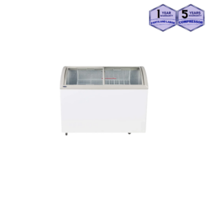 Haier SD-427M Chest Freezer 15.1 CuFt Curve Glass